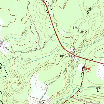 United States Geological Survey Blakeslee, PA (1992, 24000-Scale) digital map