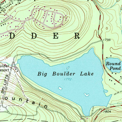 United States Geological Survey Blakeslee, PA (1992, 24000-Scale) digital map