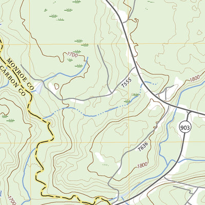 United States Geological Survey Blakeslee, PA (2023, 24000-Scale) digital map