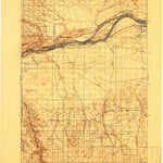 United States Geological Survey Blalock Island, WA-OR (1908, 125000-Scale) digital map