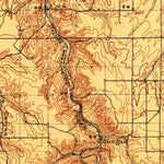 United States Geological Survey Blalock Island, WA-OR (1908, 125000-Scale) digital map