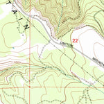 United States Geological Survey Blalock Mountain, OR (1995, 24000-Scale) digital map