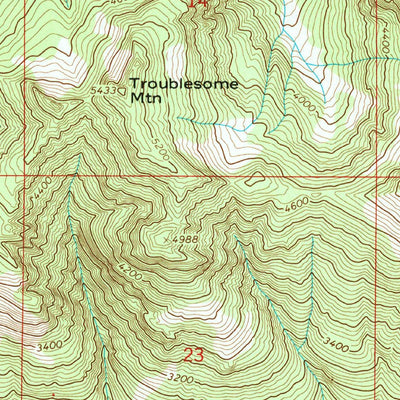 United States Geological Survey Blanca Lake, WA (1965, 24000-Scale) digital map