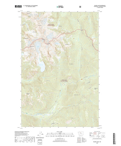 United States Geological Survey Blanca Lake, WA (2020, 24000-Scale) digital map