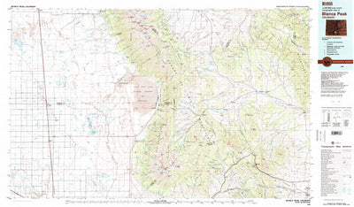 United States Geological Survey Blanca Peak, CO (1982, 100000-Scale) digital map