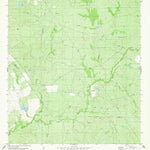 United States Geological Survey Blancas Creek South, TX (1980, 24000-Scale) digital map
