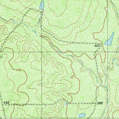 United States Geological Survey Blancas Creek South, TX (1980, 24000-Scale) digital map