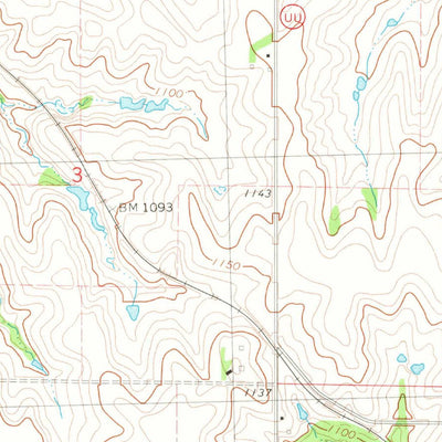 United States Geological Survey Blanchard, IA-MO (1981, 24000-Scale) digital map