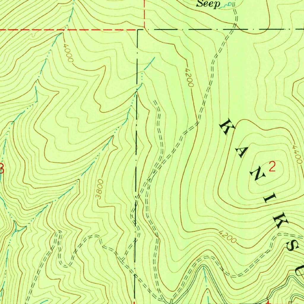 Blanchard, ID (1968, 24000-Scale) Map by United States Geological ...