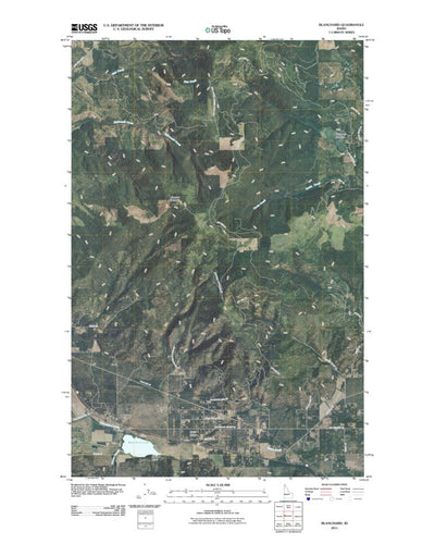 United States Geological Survey Blanchard, ID (2011, 24000-Scale) digital map