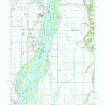 United States Geological Survey Blanchard Island, IL-IA (1991, 24000-Scale) digital map