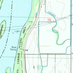 United States Geological Survey Blanchard Island, IL-IA (1991, 24000-Scale) digital map