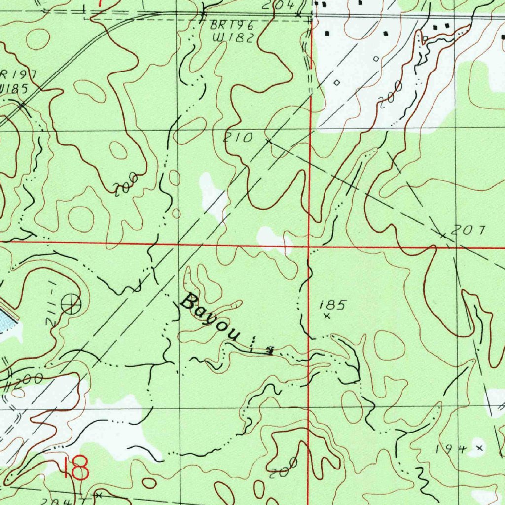 Blanchard, LA (1982, 24000-Scale) Map by United States Geological ...