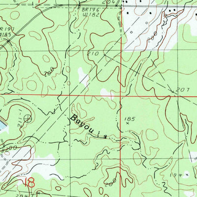 United States Geological Survey Blanchard, LA (1982, 24000-Scale) digital map