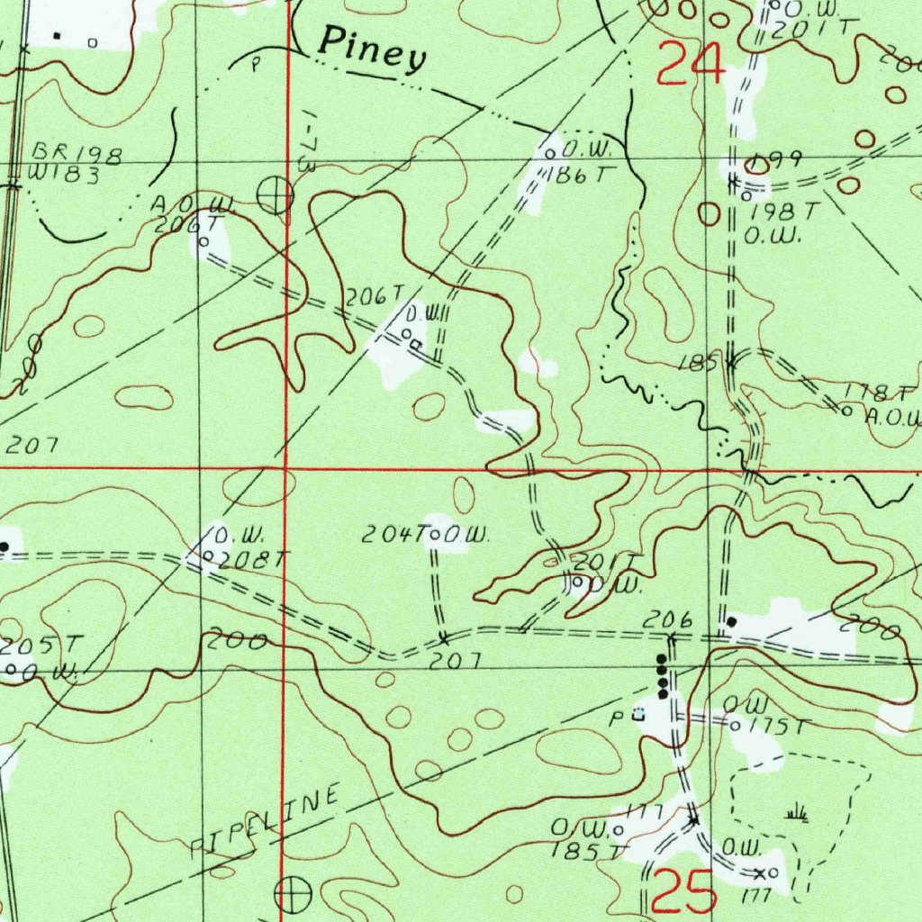 Blanchard, LA (1982, 24000-Scale) Map by United States Geological ...