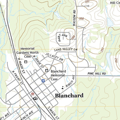United States Geological Survey Blanchard, LA (2020, 24000-Scale) digital map