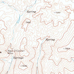 United States Geological Survey Blanchard Mountain, NV (1968, 24000-Scale) digital map