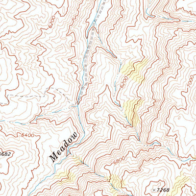 United States Geological Survey Blanchard Mountain, NV (1968, 24000-Scale) digital map