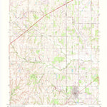United States Geological Survey Blanchard, OK (1965, 24000-Scale) digital map