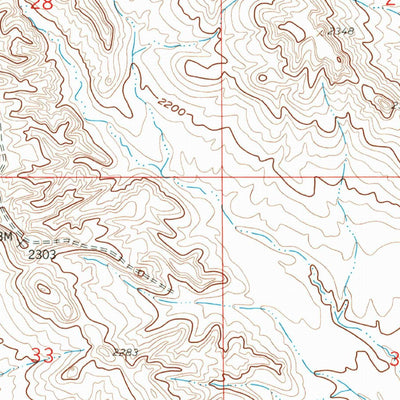 United States Geological Survey Blanchard Ranch, MT (1958, 24000-Scale) digital map