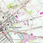 United States Geological Survey Blanchester, OH (1961, 24000-Scale) digital map