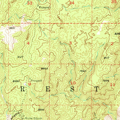 United States Geological Survey Blanco Mountain, CA (1951, 62500-Scale) digital map