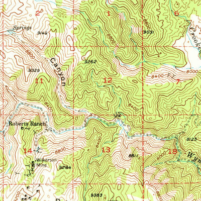 United States Geological Survey Blanco Mountain, CA (1951, 62500-Scale) digital map