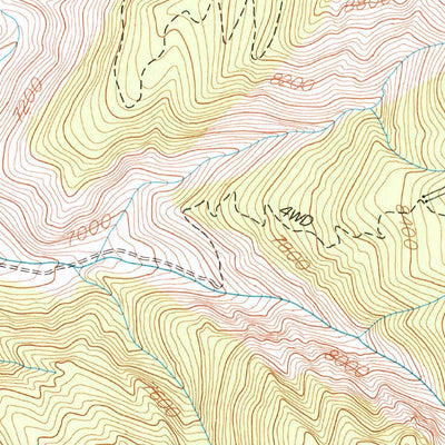 United States Geological Survey Blanco Mountain, CA (1987, 24000-Scale) digital map