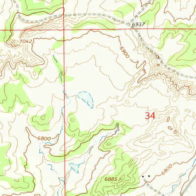 United States Geological Survey Blanco Trading Post, NM (1966, 24000-Scale) digital map