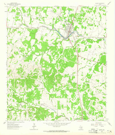 United States Geological Survey Blanco, TX (1963, 24000-Scale) digital map