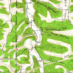 United States Geological Survey Bland, MO (1934, 62500-Scale) digital map