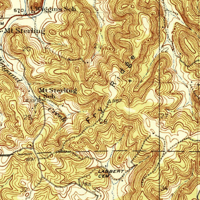 United States Geological Survey Bland, MO (1937, 62500-Scale) digital map