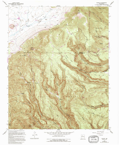 United States Geological Survey Bland, NM (1953, 24000-Scale) digital map