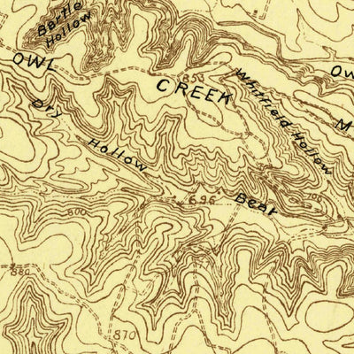 United States Geological Survey Bland, TX (1924, 48000-Scale) digital map