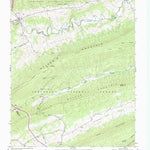 United States Geological Survey Bland, VA (1968, 24000-Scale) digital map
