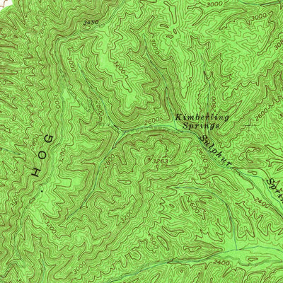 United States Geological Survey Bland, VA-WV (1956, 62500-Scale) digital map