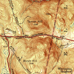 United States Geological Survey Blandford, MA (1946, 31680-Scale) digital map