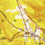 United States Geological Survey Blandford, MA (1955, 31680-Scale) digital map