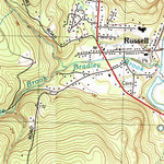 United States Geological Survey Blandford, MA (1987, 25000-Scale) digital map