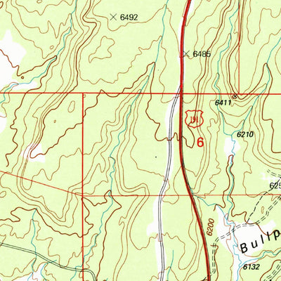 United States Geological Survey Blanding North, UT (2001, 24000-Scale) digital map