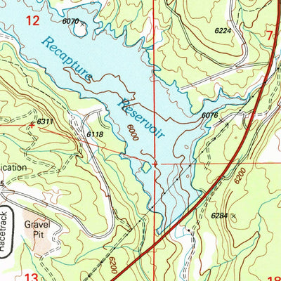 United States Geological Survey Blanding North, UT (2001, 24000-Scale) digital map
