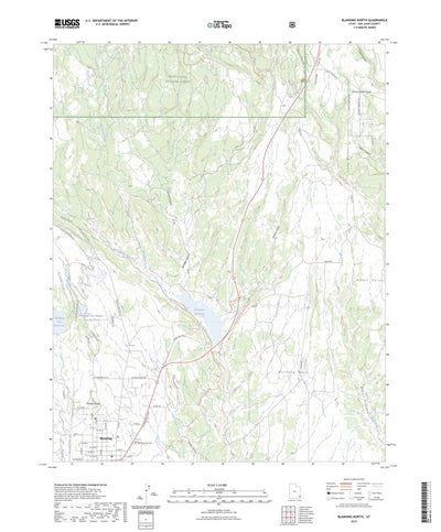 United States Geological Survey Blanding North, UT (2023, 24000-Scale) digital map