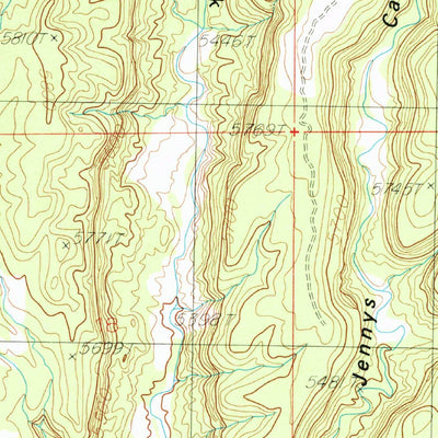 United States Geological Survey Blanding South, UT (1985, 24000-Scale) digital map