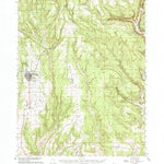 United States Geological Survey Blanding, UT (1957, 62500-Scale) digital map