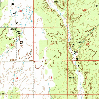 United States Geological Survey Blanding, UT (1957, 62500-Scale) digital map