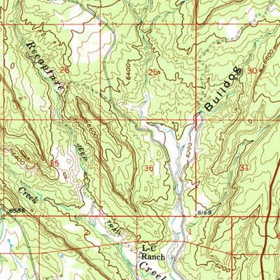 United States Geological Survey Blanding, UT (1957, 62500-Scale) digital map