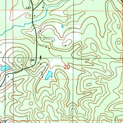United States Geological Survey Blankston, LA (1998, 24000-Scale) digital map