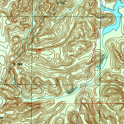 United States Geological Survey Blankston, LA (1998, 24000-Scale) digital map