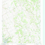 United States Geological Survey Blanton, TX (1966, 24000-Scale) digital map