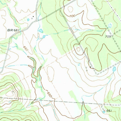 United States Geological Survey Blanton, TX (1966, 24000-Scale) digital map